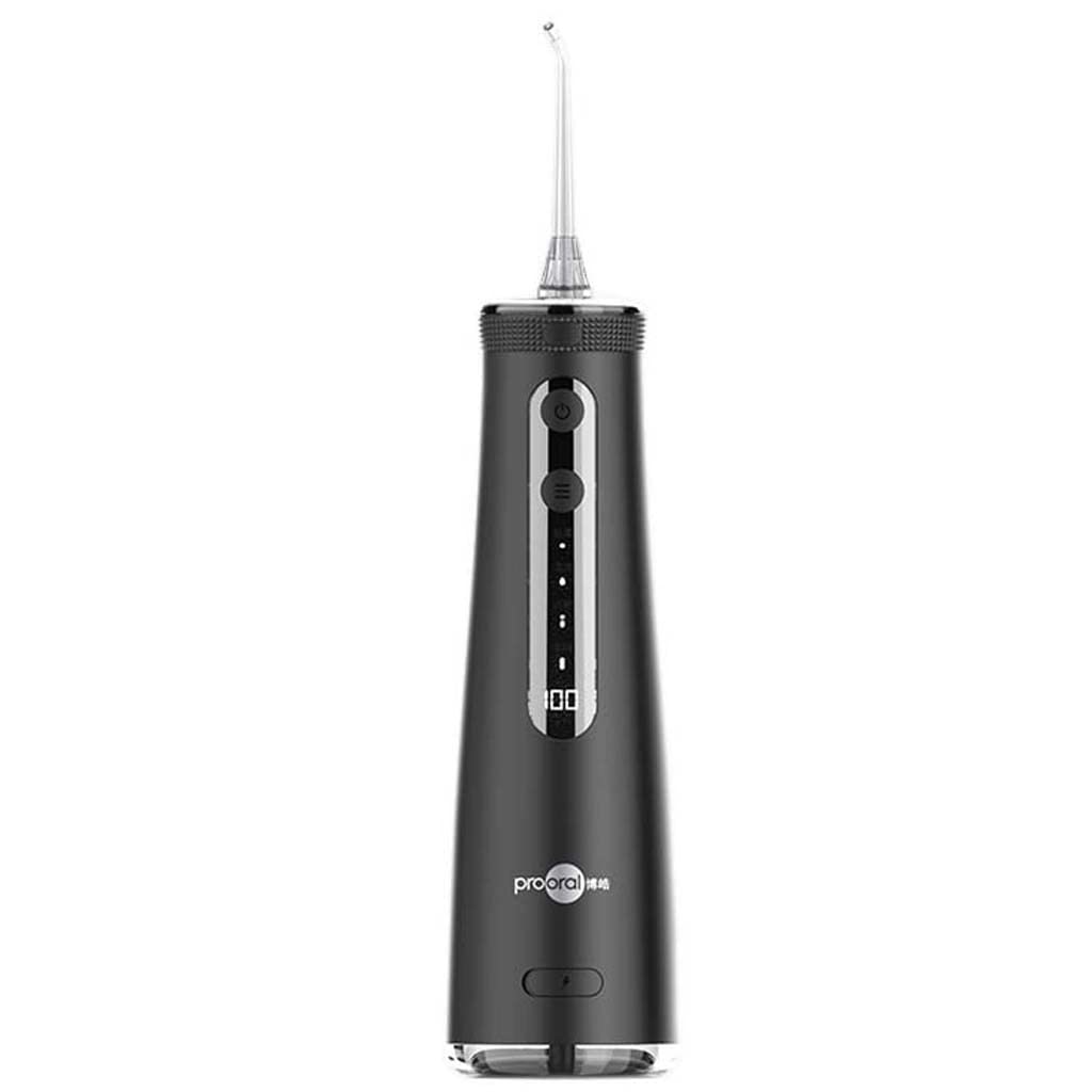 TJH Idropulsore Irrigatore Orale Dentale Cordless Professionale - IPX7 Portatile e Ricaricabile Idropulsore Impermeabile per la Pulizia dei Denti, Serbatoio da 260 ml Casa e Viaggio