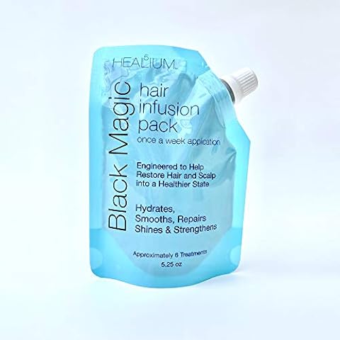 Healium Hair, Black Magic Treatment Mask, 5oz – Protein Conditioning Treatment, Weekly Use, for All Hair Colors & Textures. Cover