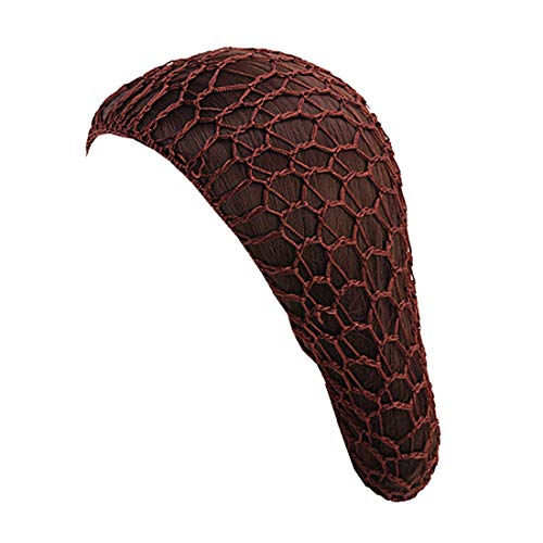 Qianmome Women Soft Rayon Snood Hat Hair Net Crocheted Hair Net Cap Mix Colors Dropshipping