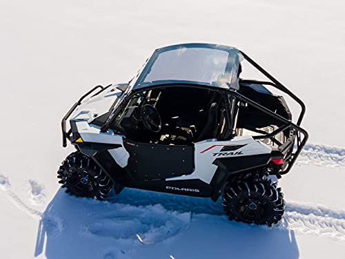 Superatv Dark Tinted Rzr Roof For 2021+ Polaris Rzr Trail 900 / S 900 / S 1000 | 1/4" Thick Polycarbonate | Protects You And Passengers From The Elements While Increasing Visibility! | Usa Made #TOP6
