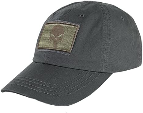 Gadsden and Culpeper Operator Cap Bundle - w Punisher/Dont Tread Patches (Graphite Cap)
