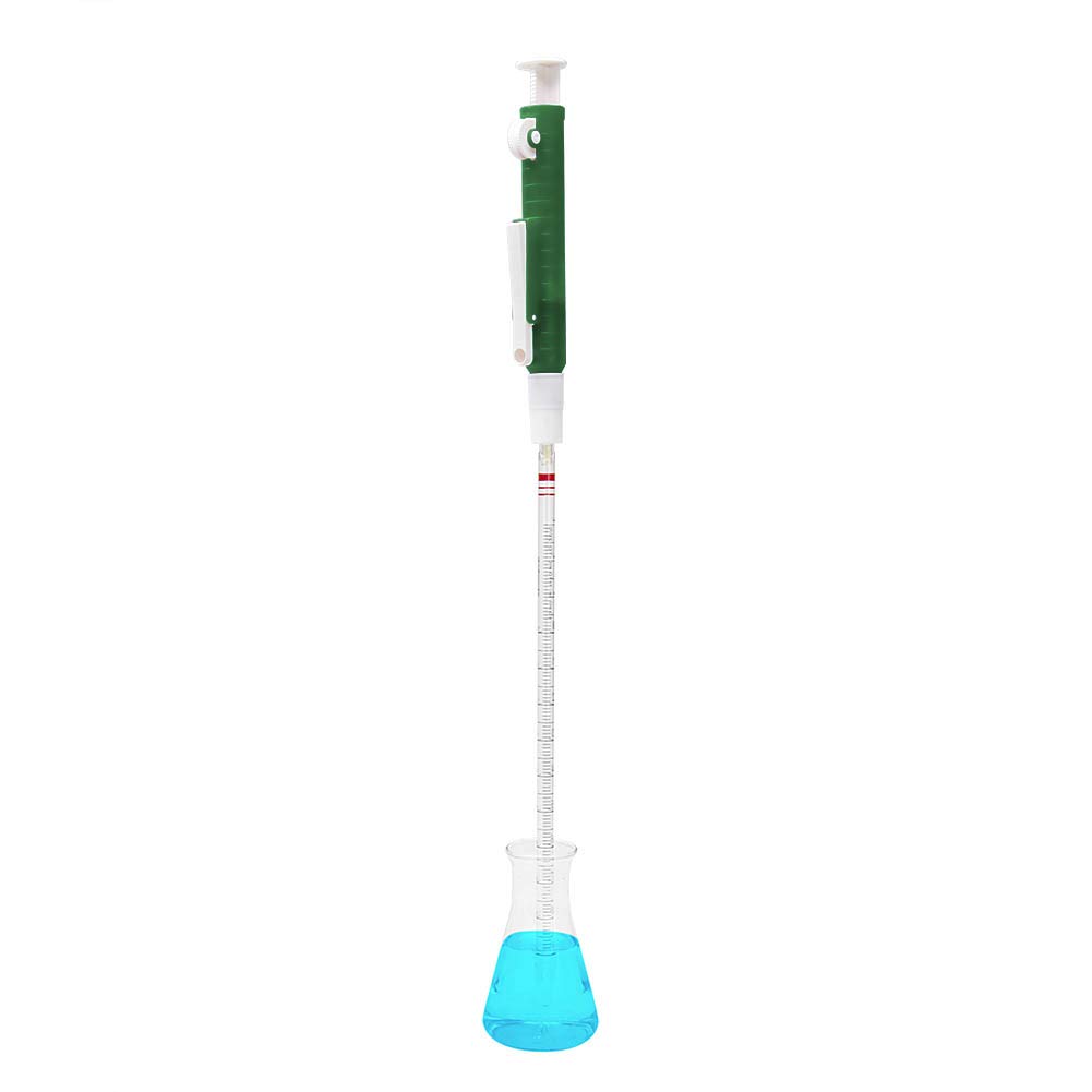 FOUR E’S 10 ml manual pipette pump for laboratory, resistant to