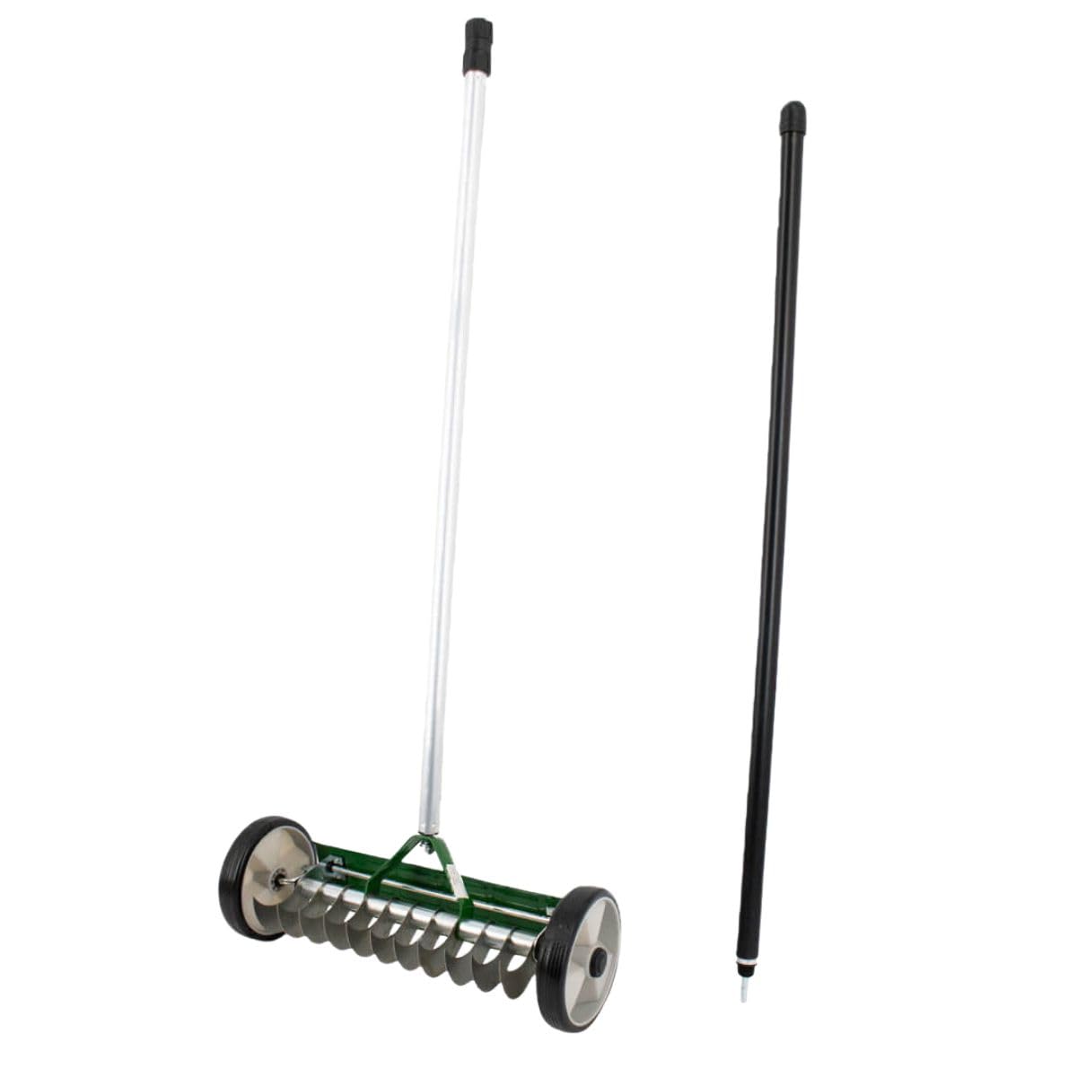 Rekord - Handvertikutierer 32 cm - Stahl Rasenlüfter mit 180 cm Alustiel