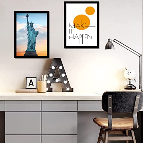 Icariery Black 12X16 Picture Frame Set Of 2, High Transparent Diamond Painting Frames For 30X40 Cm Diamond Art Canvas, Photo Frame Collage Poster Certificate Wall Gallery Desktop Horizontal Vertical 12 X 16 #TOP3