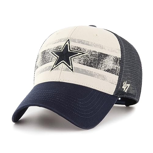 47 Men's Cream Dallas Cowboys Breakout MVP Trucker Adjustable Hat