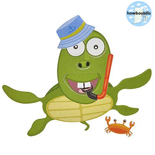 Howboutdis Kids Party Supply Set. 48 Piece Set Of Make-Your-Own Sea Sticker Sheets (24) And Sea Creature Stampers (24). Great For Parties, School, Or Craft Time! Let Your Kids Get Creative! #TOP3