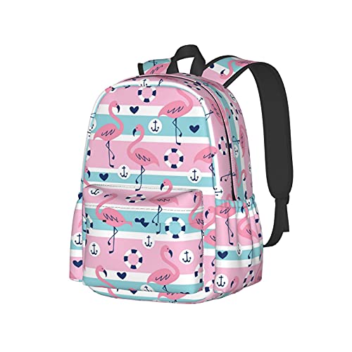 Sac à dos pour ordinateur portable 17 pouces avec bretelles ergonomiques et grand volume rose
