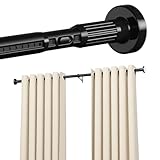 【Extra Large & Ajustement Parfait de 100 à 322 cm】Profitez d’une tringle rideau extensible ultra-longue qui couvre toutes les grandes ouvertures : douches XL, baies vitrées, séparations de pièces. Le mécanisme télescopique précis vous permet d’adapter la longueur au millimètre près.
