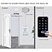OBO HANDS Stand-Alone Waterproof Door Access Control System Kit with 180KG/350lbs Electric Magnetic Lock + Power Supply+Door Exit Button+10pcs Blue Keyfobs
