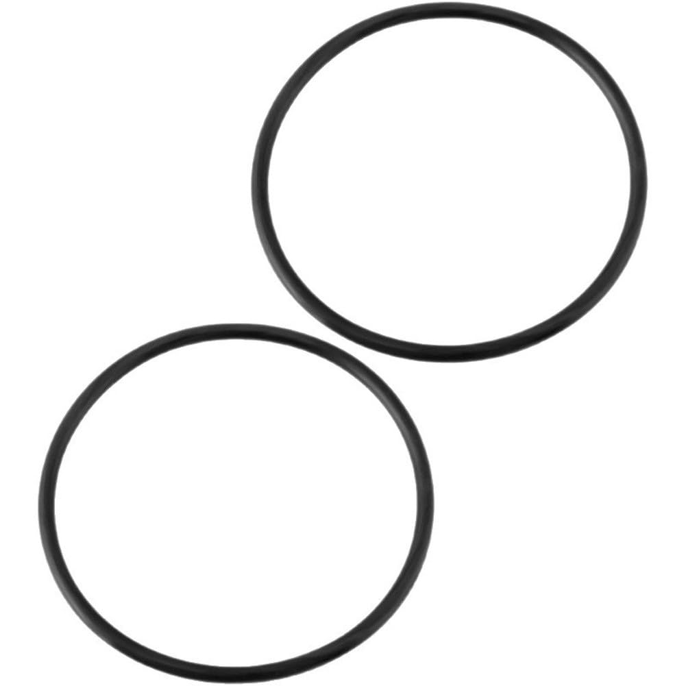EasyByMall Set di 2 anelli O-ring antiscivolo in gomma fluoro per attrezzature da piscina fuori terra, guarnizione resistente agli agenti chimici e al calore, confezione da 2