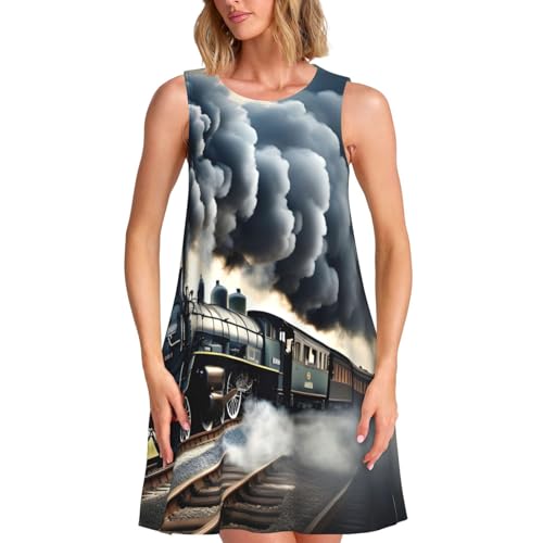 Robe de plage train à vapeur pour vos vacances au soleil
