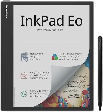 pocketbook InkPad EO 10.3" Renkli, Kalemli ve Kameralı Android E-kitap Okuyucu - Görsel 1