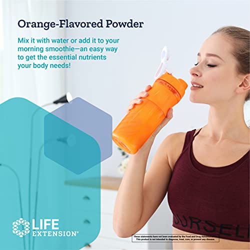 Life Extension Mix Powder - High-Potency Vitamin, Mineral, Fruit & Vegetable Supplement - Complete Daily Veggies Blend For Whole Body Health & Immunity Support - Gluten Free - 12.70 Oz ( 30 Servings ) #TOP5