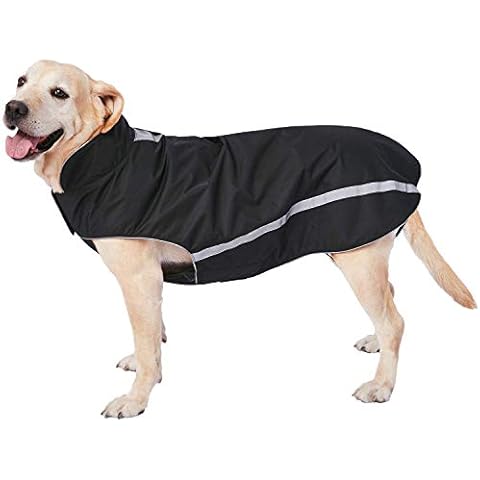 Dociote Waterproof Dog Coat with Harness Hole Cover