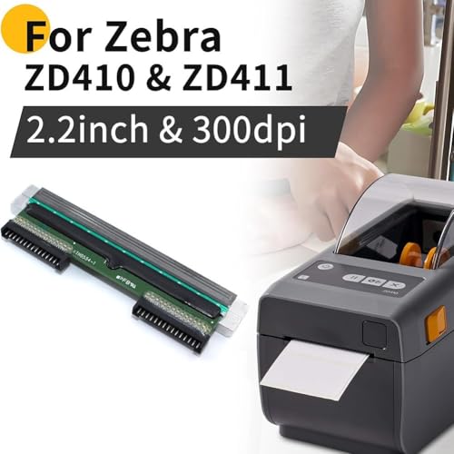 Tête d'impression Zebra ZD411 ZD410D évite code-barres illisible 300dpi