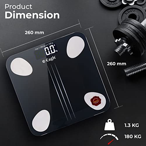 Eagle Digital Weight Machine for Body Weight with 180 kg Capacity, 100
