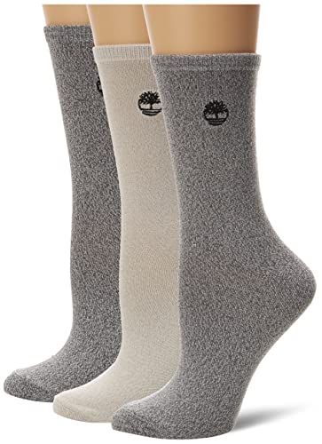Timberland Women's 3-Pack Super Soft Crew Length Socks