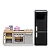Lundby Stove+Fridge Set Juego de Estufa y Nevera, Multicolor (Micki Leksaker AB 60-2018-00)