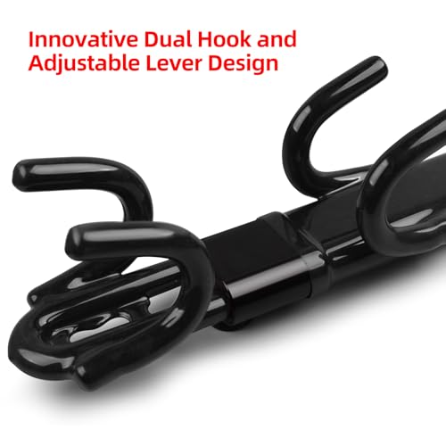 image for NOEAIKE Steering Wheel Lock - Heavy Duty Anti-Theft Car Device with Do