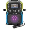 Singing Machine SML271BK CDG Bluetooth Karaoke Machine with Lights