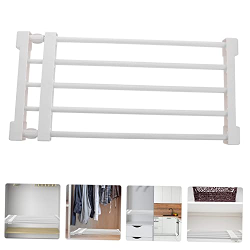 Estante de almacenamiento escalable y ajustable para organizar ropa en el armario 4