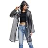 UNIQUEBELLA Regenjas, Eva Travel Transparant regenponcho, regenaccessoire voor dames en heren, regenkleding, regencape, regenjas, waterdicht, voor wandelen, fietsen, kamperen en reizen