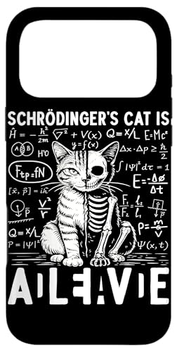 Schrodingers Cat Alive Dead �ʎq�����w �X�}�z�P�[�X iPhone 17 Pro Max �p