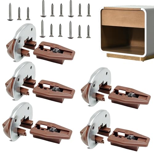 Guía de guías para cajones, Piezas de repuesto para cajones Kit de reparación de rieles para, Guías de riel para, piezas de repuesto para de muebles para gabinetes de cocina Re