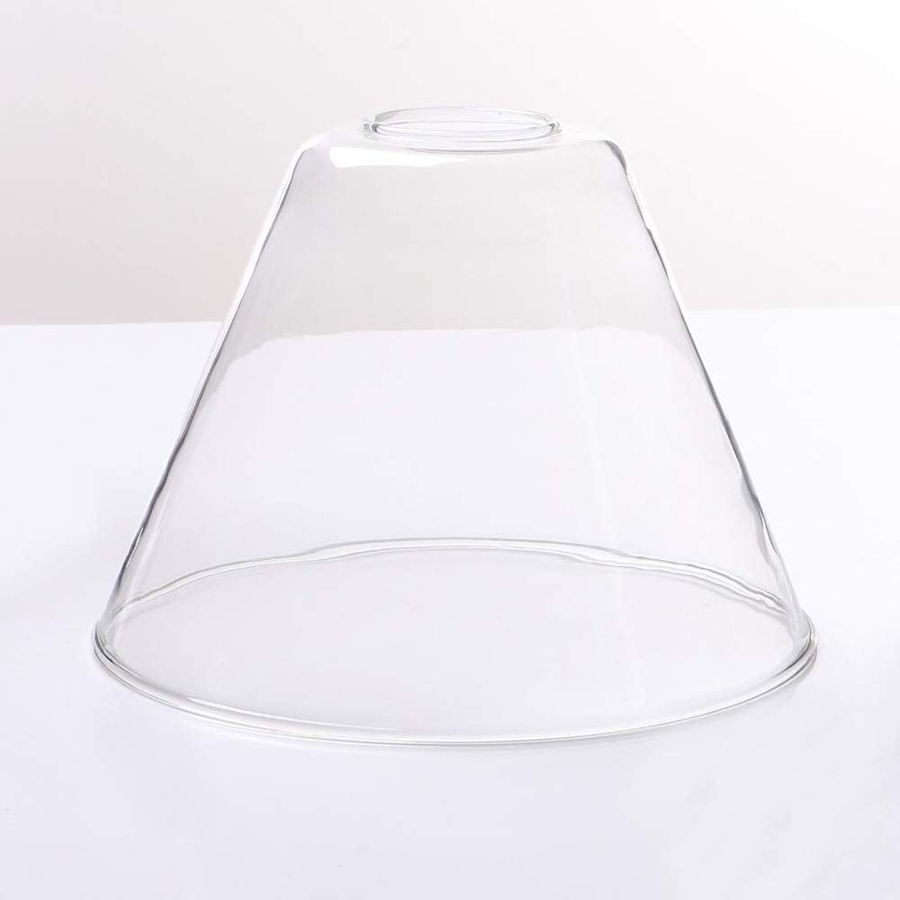 Phansthy Retro Industrial Style Clear Glass Lamp Shade (Funnel-Shaped B)