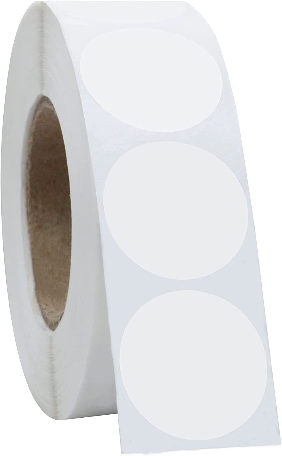 Hycodest 25mm White Circle Stickers Sticky Dots Easy Write on Blank Labels Small Tags 1000 Stickers