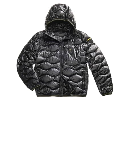 Blauer GIACCA IN PIUMINO ONDULATO NERO WAVE Tg XXL
