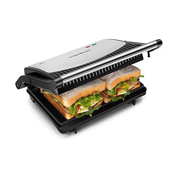 Aigostar-York-30RUM-Parrilla-Electrica-800W-Apertura-180o-Placas-Antiadherentes-23-x-143-cm-Dos-Superficies-de-Cocinado-Panini-Press-Libre-de-BPA-Asa-de-Toque-Frio Aigostar-York-30RUM-Parrilla-Electrica-800W-Apertura-180o-Placas-Antiadherentes-23-x-143-cm-Dos-Superficies-de-Cocinado-Panini-Press-Libre-de-BPA-Asa-de-Toque-Frio