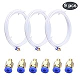 ✅【Tubo de Teflón PTFE】-- Las principales propiedades de los tubos fabricados con resinas de fluoropolímeros, en concreto del PTFE, son su excelente resistencia química, térmica (-70ºC +260ºC), superficie extremadamente lisa con bajísimo coeficiente de fricción, buen aislante eléctrico, material ignífugo, y la propia antiadherencia del PTFE. Estas propiedades de la tubería de PTFE hacen que sean uno de los tubos más versátiles y con más posibilidades de usos, existentes del mercado.
