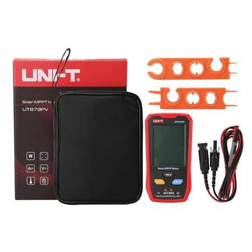 Image of UNI-T UT673PV Solar Panel Tester, Solar MPPT Meter, 800W Photovoltaic Module Maximum Power Tester, Intelligent Manual /Auto MPPT Test, Large LCD and Multiple Result Displays