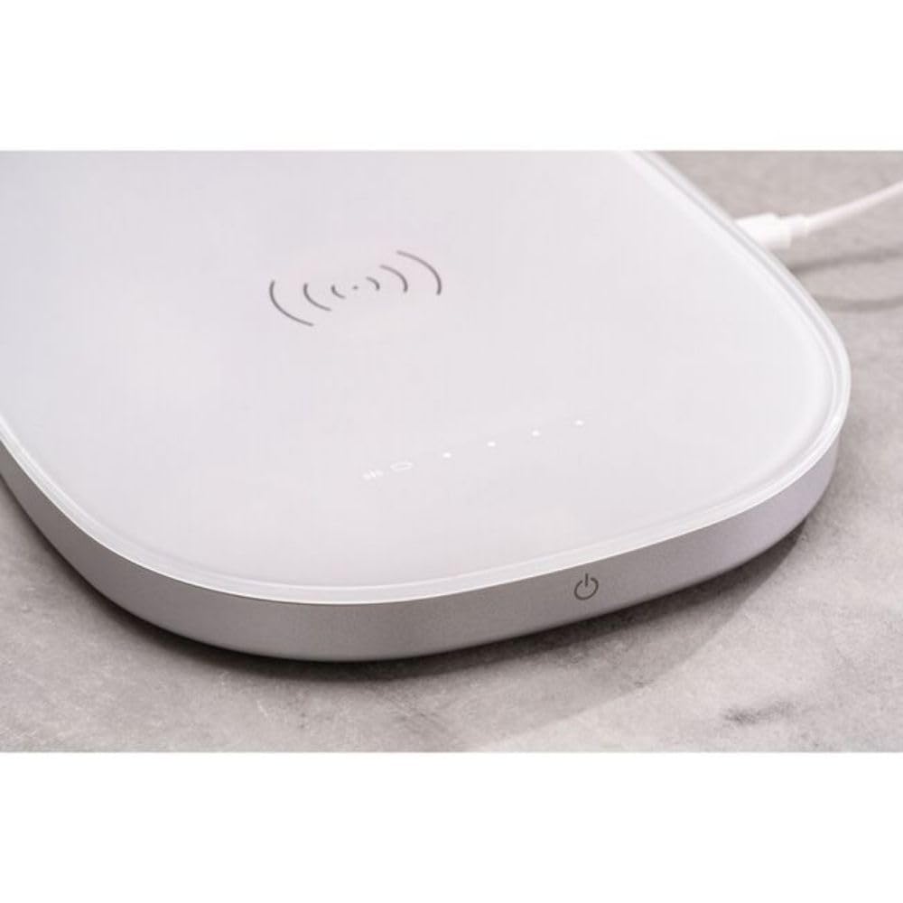 ZWILLING ENFINIGY Báscula de cocina digital con función de carga inductiva y pantalla LCD, hasta 10 kg, Plata