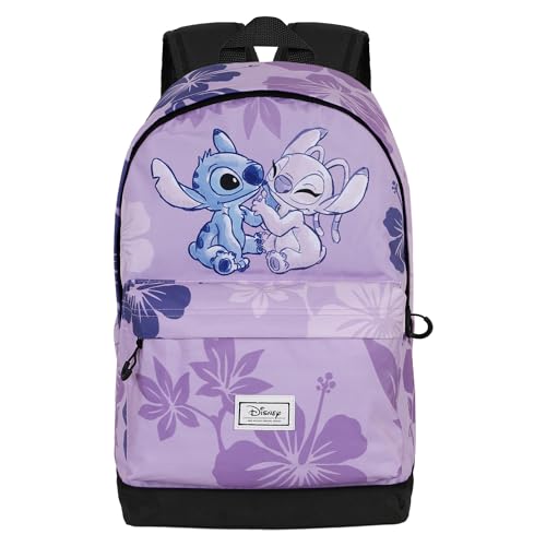 Disney Fan HS Backpack 2.0 Stitch & Angel, Lilac, One Size2