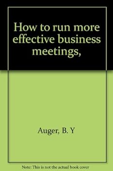 Hardcover How to run more effective business meetings, Book