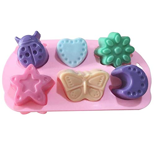 Silicone Molds Insects, Lovely Butterfly Shape Craft Art Silicone Soap Molds, Insect Flowers Stars Moon Theme Craft Molds Diy Handmade Soap Cake Bread Chocolate Molds - Craft Making Supplies By Yscen #TOP19