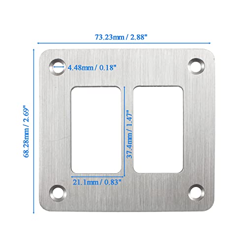 Image of 2 Way Rocker Switch Panel Housing Holder Mounting Bracket for Car Boat Truck Trailer RZR SXS Side by Side Waterproof