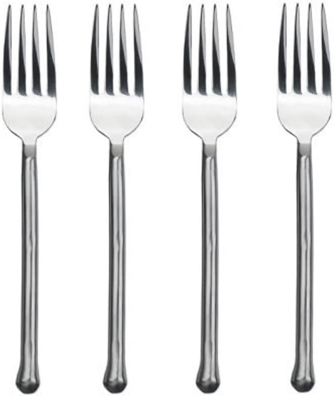 Gourmet Settings Exotique Platinum 18/10 Stainless Dinner Fork (Set of Four)