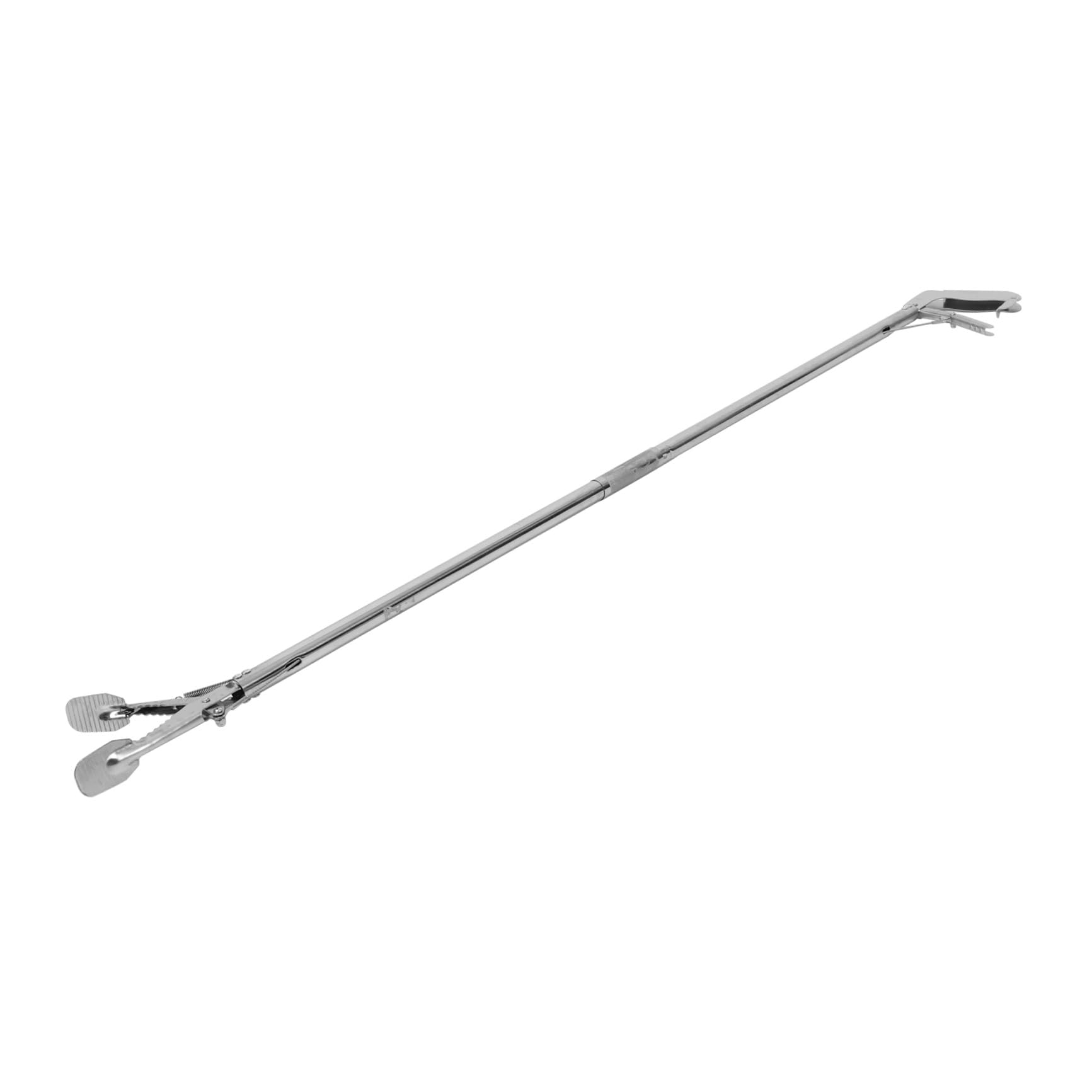 Pinza Plegable de Acero Inoxidable para Ancianos, Herramienta Multiusos Fácil Limpieza y Almacenamiento, Adecuado para Recoger Objetos Agarre Flexible