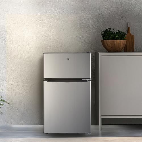 Frigobar Refrigerador Compacto HQ Defrost 90 Litros Preto/Inox HQ-90RDF (127V)