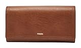 Diese Clutch aus Leder hat 12 Kartenfächer, vier Scheinfächer und ein Münzfach mit Kellerfalte und Reißverschluss.