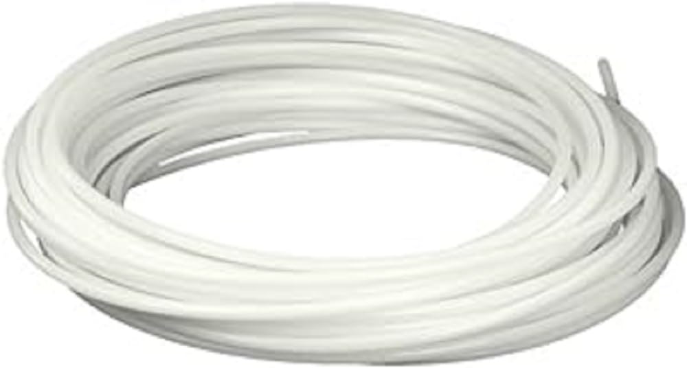Tubo In Teflon PTFE Cofan 4x6 Mm – 25 Metri – Colore Bianco – Spessore 1 Mm – Per Usi Professionali E Fai Da Te – Scatola Da 25 M