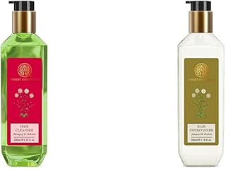 Forest Essentials Hair Cleanser, Bhringraj and Shikakai, 200ml & Forest essentials Hair Conditioner Japapatti & Brahmi 200ml-picture-14