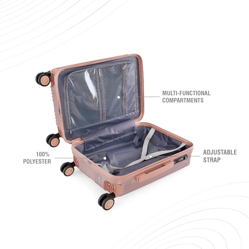 Image of Baomi Solid Gold Range Gold Color 22 inch Cabin Trolley