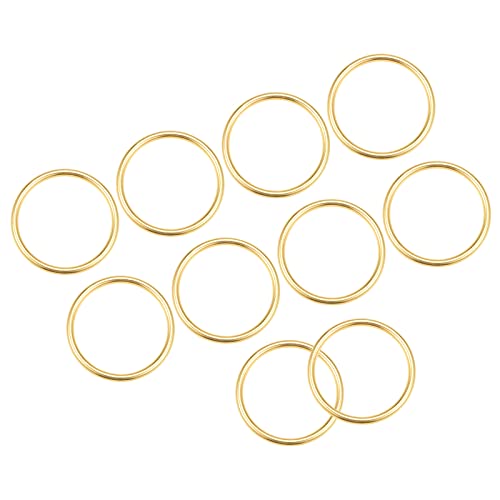 [METALLIXITY] ���^��O�����O�o�b�N�� 35 mm���a 3 mm���� 10�� �n�ڈ������� �ۃ����O �N���t�g DIY �o�b�O �n���h�o�b�O �x���g�p �S�[���h�g�[��