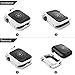 UooMoo Compatible with Apple Watch 4/5 case 44mm, TPU Shockproof Rugged Full-Protective Bumper Cover Replacement for iWatch Apple Watch Seires 4 Series 5 (44mm,White/Black)