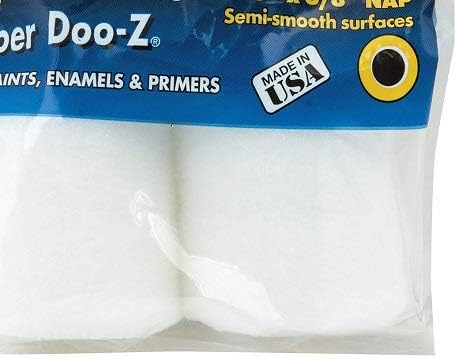 Wooster Brush R282-3 Deluxe Trim Roller, 2-Pack Refill, 3/8-Inch Nap, 3-Inch
