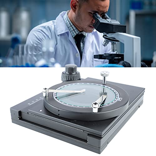 Focket Stół Przesuwny X Y, Stolik Mechaniczny do Mikroskopu Metalowego 185 X 155 35 Mm, Stolik Mechaniczny do Mikroskopu, XY z precyzyjną odległością Przesuwu 60 55 Mm Mikroskopów Stereoskopowych
